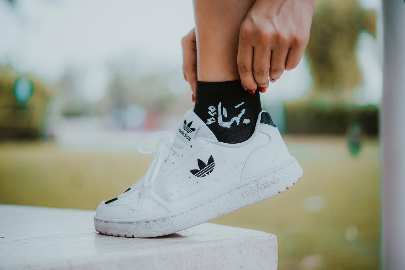 جوراب ساق کوتاه مشکی بَهاٰءٌ